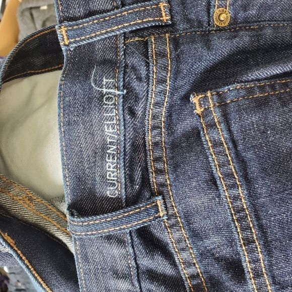 Current/Elliott size 24 straight leg darkness jeans 10.15.9.5 - Picture 9 of 10